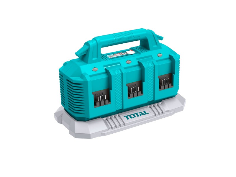 Akumulatorski polnilnik baterij P20S 6-polnilnik Total, 4A /20V/ INDUSTRIAL, TFCLI2064