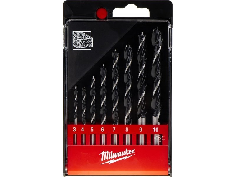 Svedri za les 3-10mm Milwaukee, 4932352466