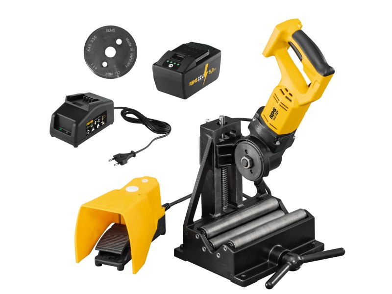 Akumulatorsko orodje za rezanje cevi Rems Akku-Cento Promotion-set, 22V, 8-115mm, 20.20kg, 845X04R220