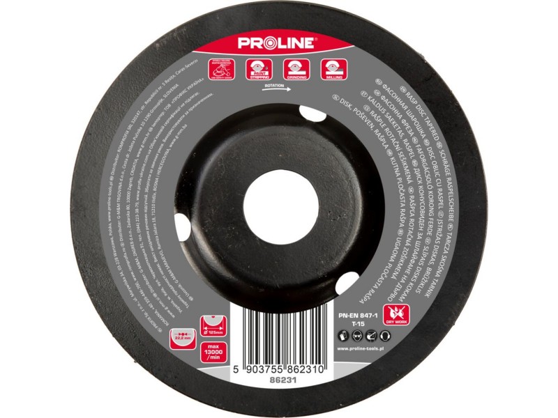 Brusni disk Proline, Dimenzije: 125x22,23mm, 86231