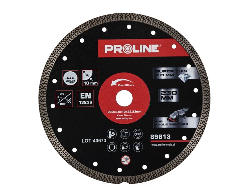 Diamantni disk za rezanje Proline 230x2,0x10x22,23mm, 89613