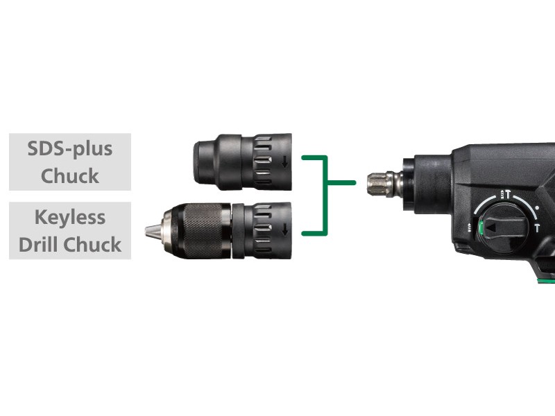 Akumulatorsko vrtalno kladivo HiKOKI DH3628DC-WRZ 