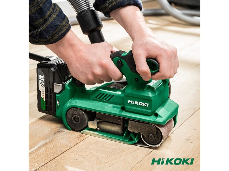 Akumulatorski tračni brusilnik HiKOKI SB3608DA-W4Z