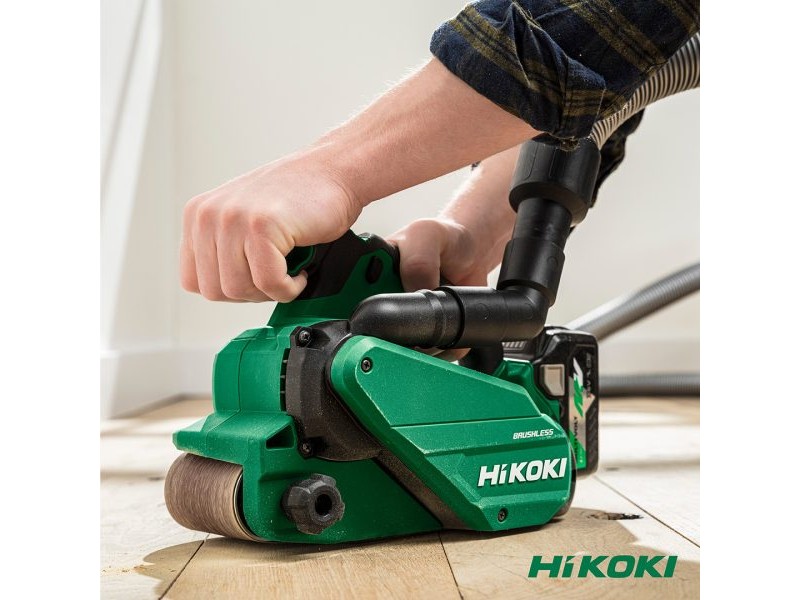 Akumulatorski tračni brusilnik HiKOKI SB3608DA-W4Z