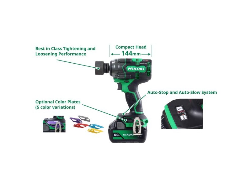 Akumulatorski udarni vijačnik HiKOKI WR18DH-W2Z