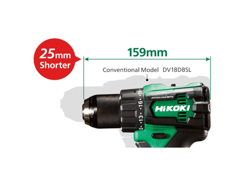 Akumulatorski vibracijski vrtalnik vijačnik HiKOKI DV18DE-W2Z