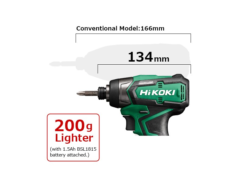 Akumulatorski vijačnik HiKOKI WH18DD-WPZ