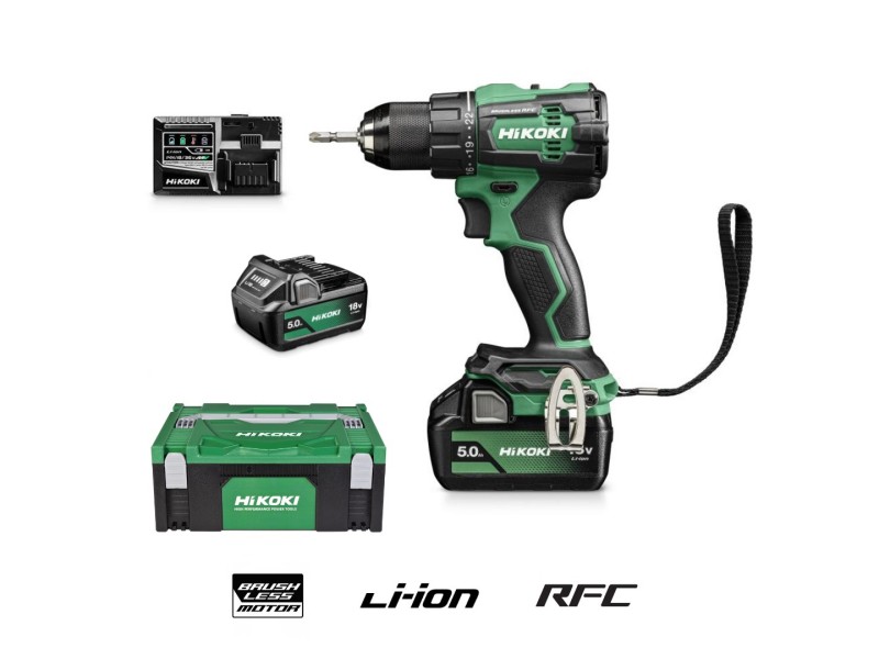 Akumulatorski vrtalnik vijačnik HiKOKI DS18DE-WPZ