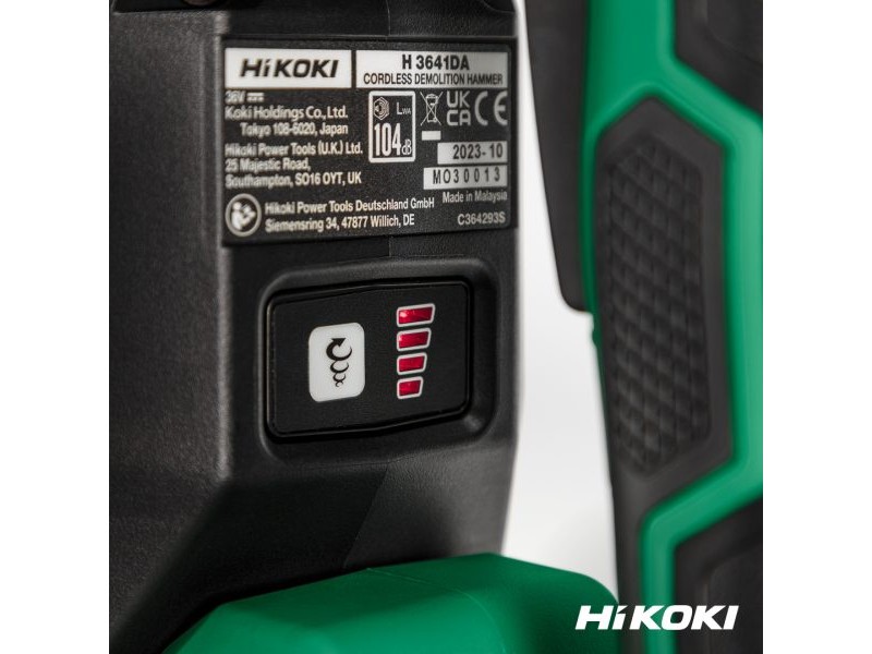 Akumulatorsko rušilno kladivo SDS-max HiKOKI H3641DA-W2Z