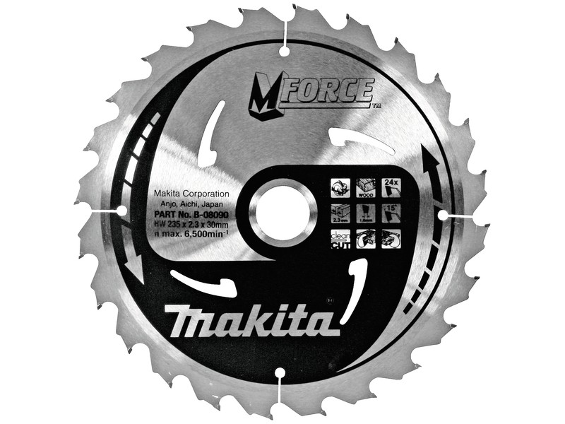 TCT MForce žagin list za les Makita, B-08090