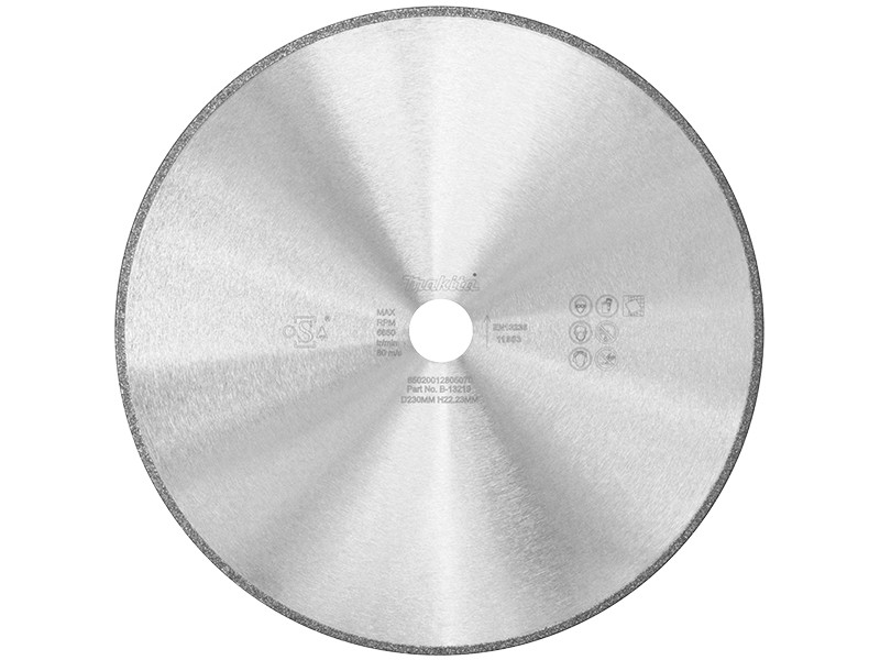 Diamantna rezalna plošča Comet z diamantnim robom Makita, Dimenzije: 250x22,23mm, B-13225