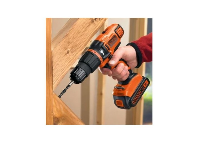 Akumulatorski udarni vrtalnik Black and Decker BDCH188N, 18V, 28Nm, 10-25mm