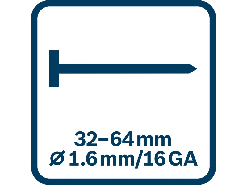 Akumulatorski žebljalnik za les Bosch GNH 18V-64-2 M, 0601482000