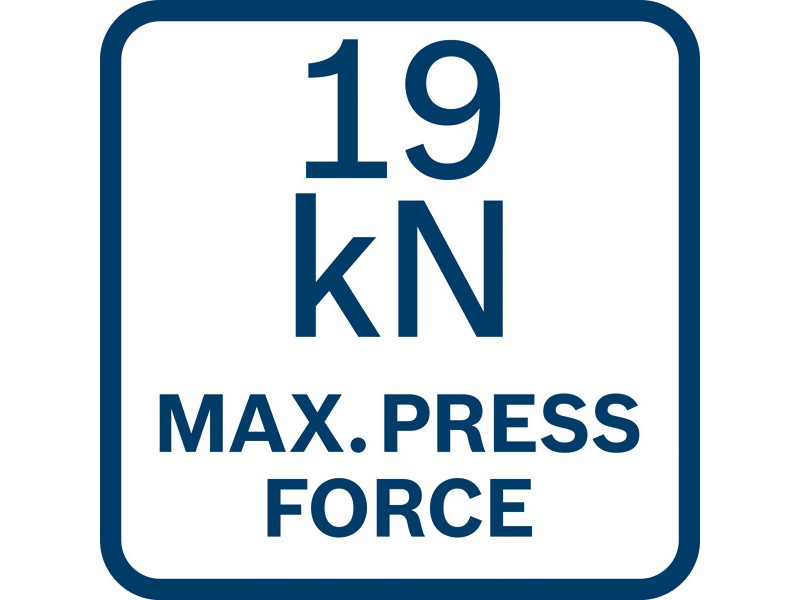 Akumulatorsko stiskalno orodje Bosch GPT 18V-19 v L-Boxx, 06019M2003