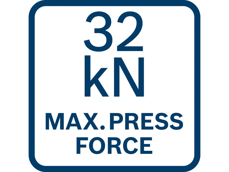 Akumulatorsko stiskalno orodje Bosch GPT 18V-32 v L-Boxx, 06019M2104