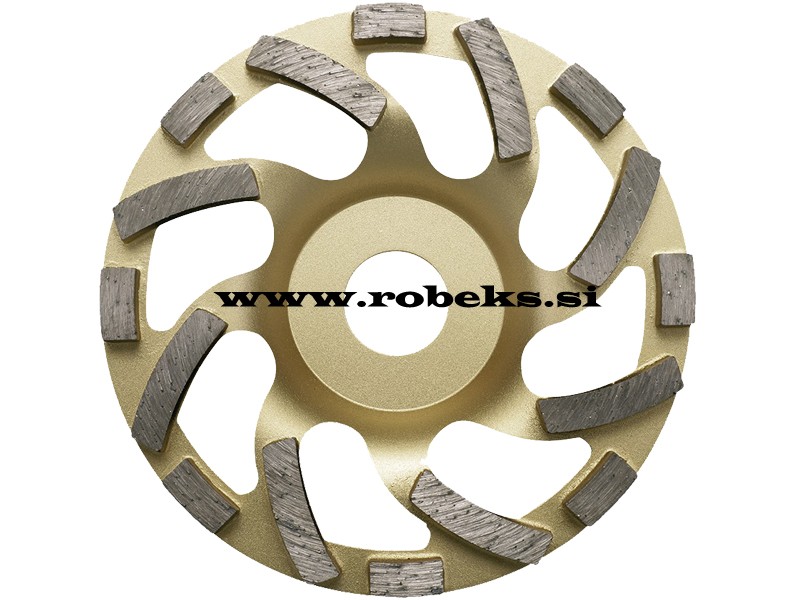 Diamantna brusna plošča Haberkorn, Gold Line za beton, 180mm