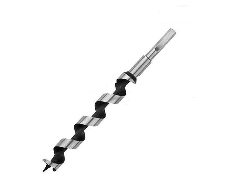 Spiralni sveder za les, Dimenzije: 18x450mm, šestkotno vpetje, D-07602