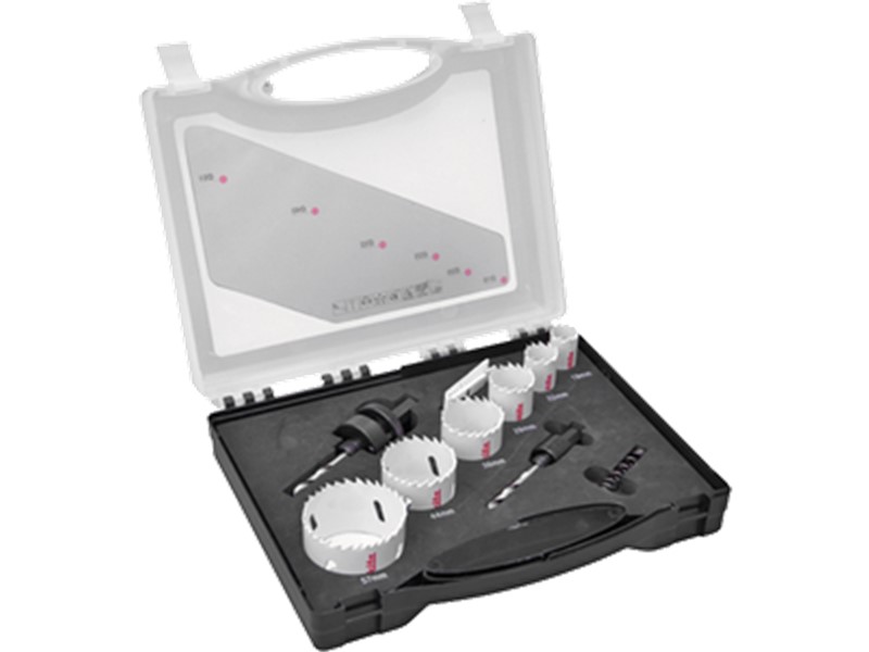 6-delni set Makita, HSS-BiM kronskih žag za električarje, D-47139