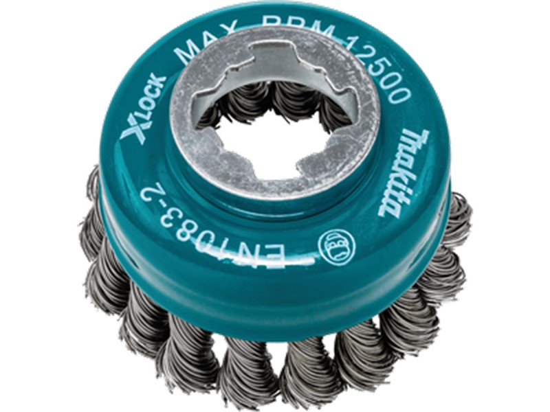 Lončasta žična ščetka X-LOCK Makita D-73374, X-LOCK / 80 mm / 0,35 mm