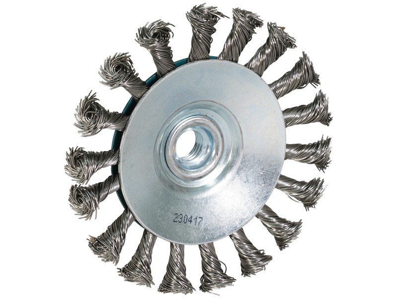 Stožčasta žična krtača Makita, za INOX, D-77584