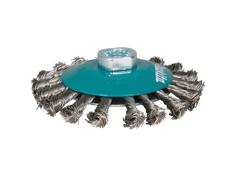 Stožčasta žična krtača Makita, za INOX, D-77584