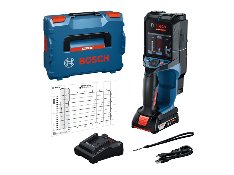 Detektor Bosch EXPERT D-tect 18V-200-17C, 0601081605