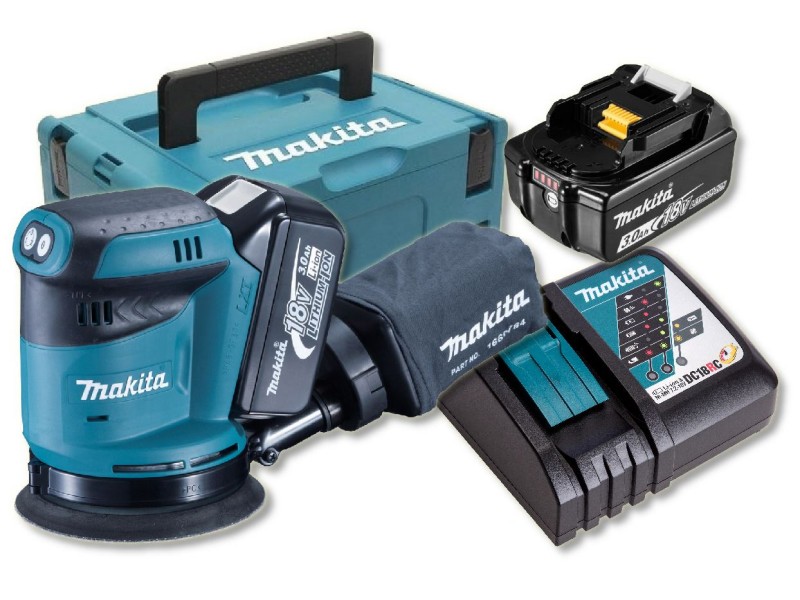 Akumulatorski eksentrični brusilnik Makita DBO180RFE