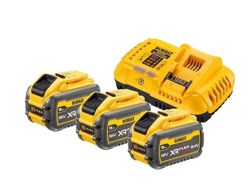 Akumulatorski set baterije in polnilnika Dewalt DCB118X3 FLEXVOLT