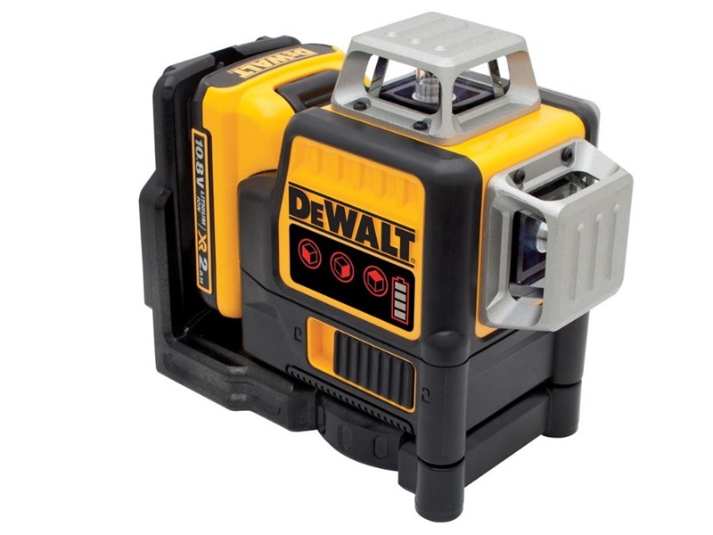 Križno linijski laser Dewalt DCE089D1R, 3 × 360° z rdečim žarkom