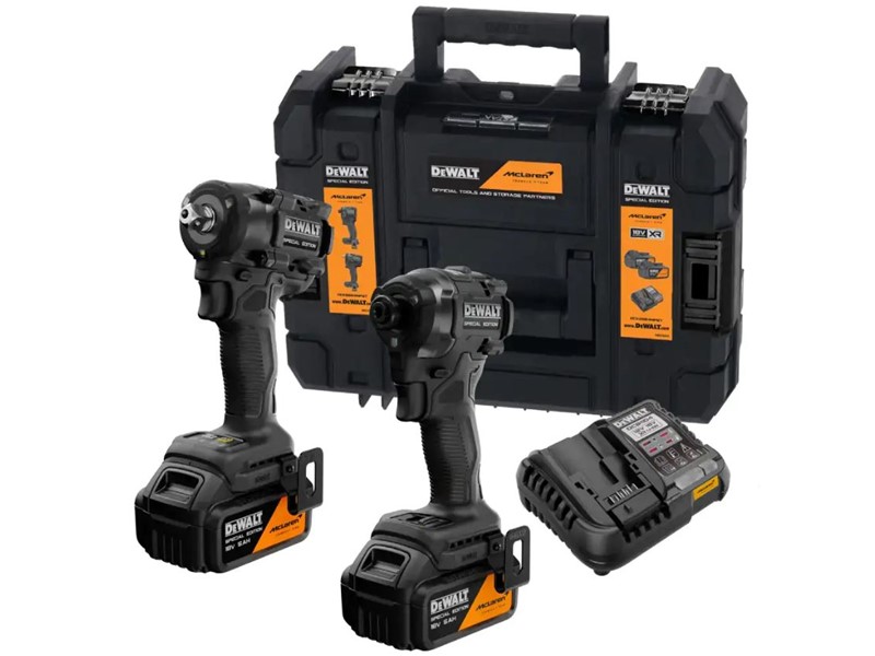 2-delni set akumulatorskega orodja Dewalt McLaren F1 Team DCK2224MP2T