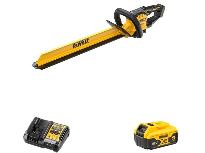 Akumulatorske škarje za živo mejo Dewalt DCMHT567P1