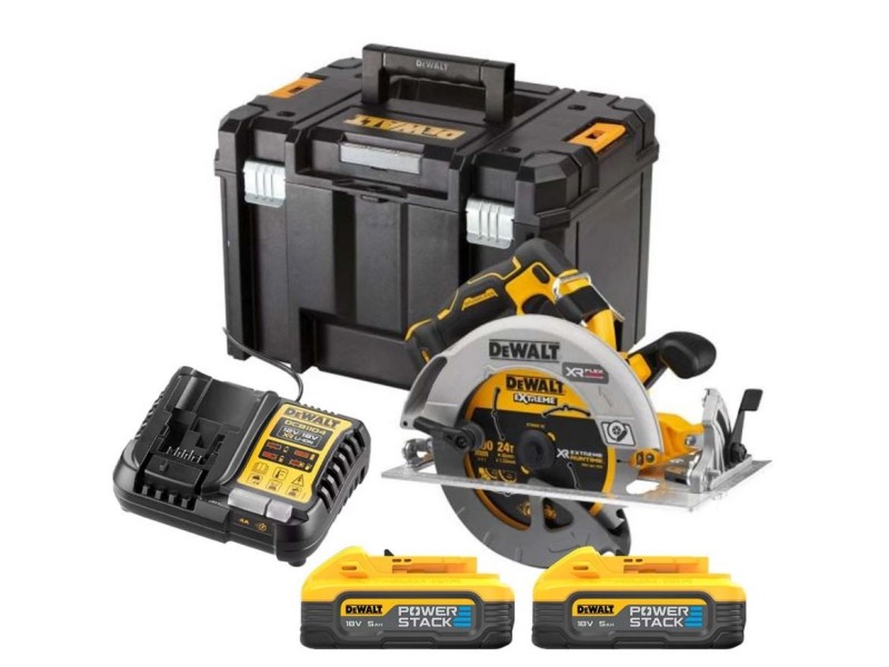 Akumulatorska ročna krožna žaga Dewalt DCS573H2T v kovčku