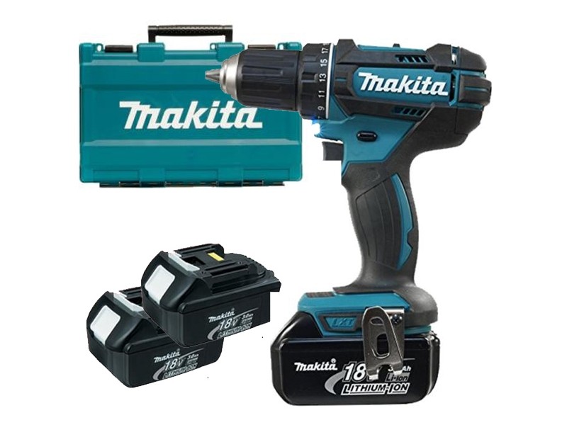 Akumulatorski vrtalnik-vijačnik Makita DDF482RFE3