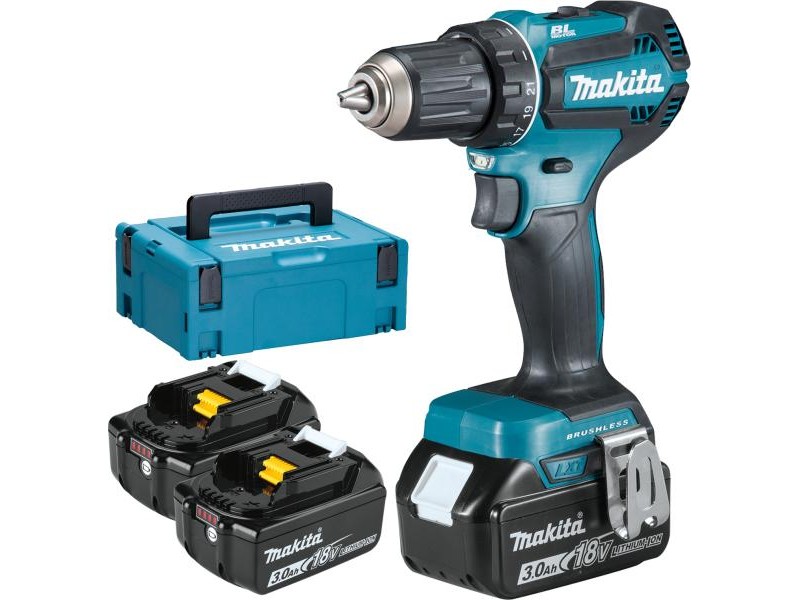 Akumulatorski vrtalnik-vijačnik Makita DDF485RF3J