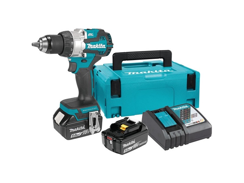 Akumulatorski vrtalnik-vijačnik Makita DDF489RTJ