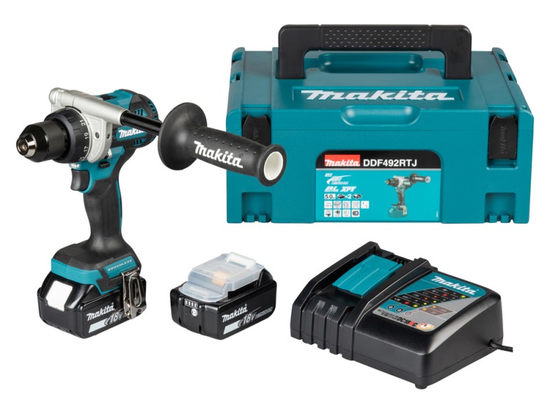 Akumulatorski vrtalnik-vijačnik Makita DDF492RTJ
