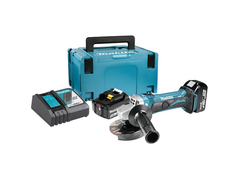Akumulatorski kotni brusilnik Makita DGA452RFJ