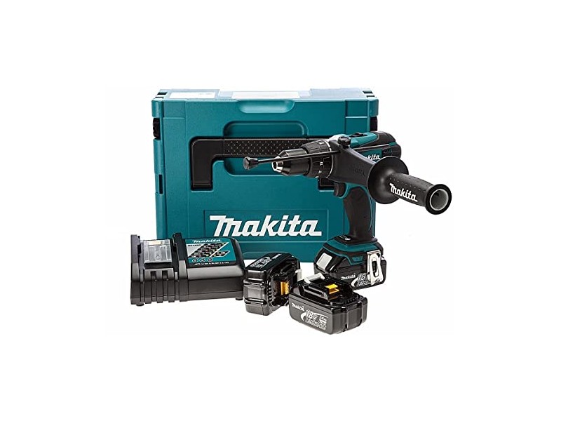 ​Akumulatorski vibracijski vrtalnik-vijačnik Makita DHP458RF3J