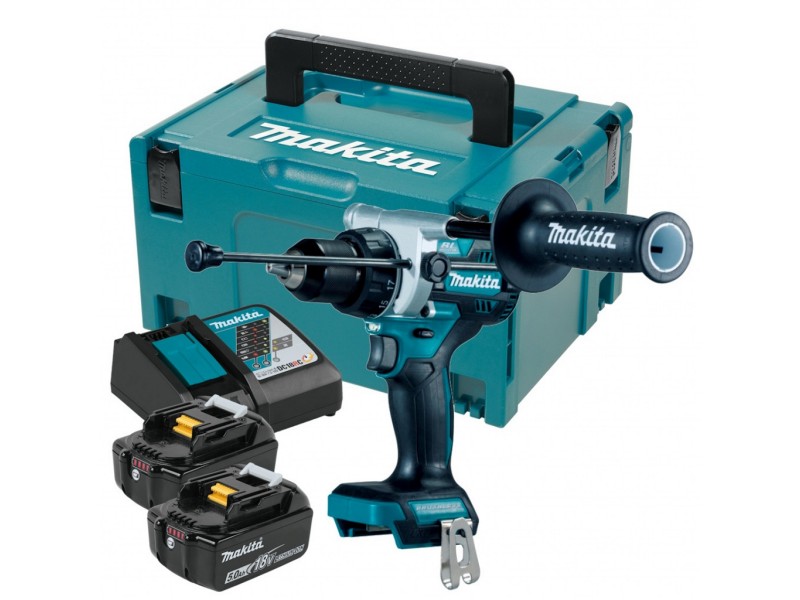 Akumulatorski vibracijski vrtalnik-vijačnik Makita DHP492RTJ