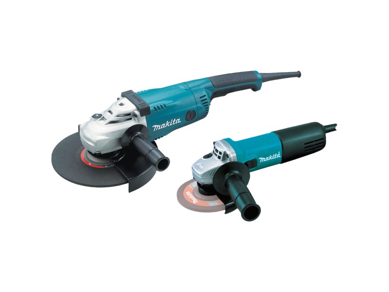 Set električnega orodja Makita DK0053G, Električni kotni brusilnik Makita GA9020, Električni kotni brusilnik Makita 9558HNRG