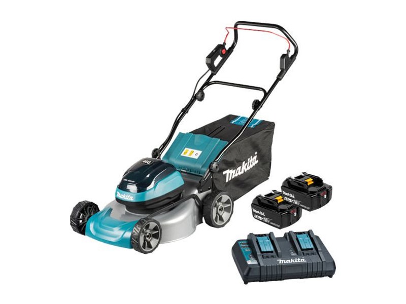 Akumulatorska potisna kosilnica Makita DLM466PT2