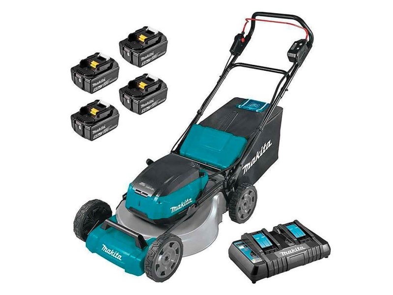 Akumulatorska potisna kosilnica Makita DLM530PT4