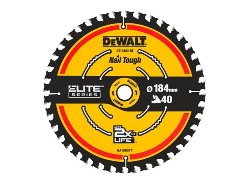 Žagin list za krožno žago DeWALT DT10303, Ø 184 × 16 mm, 40 zob