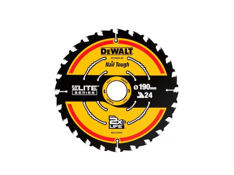 Žagin list Dewalt DT10304 za les, Dimenzije: 190x30mm, Zob: 24