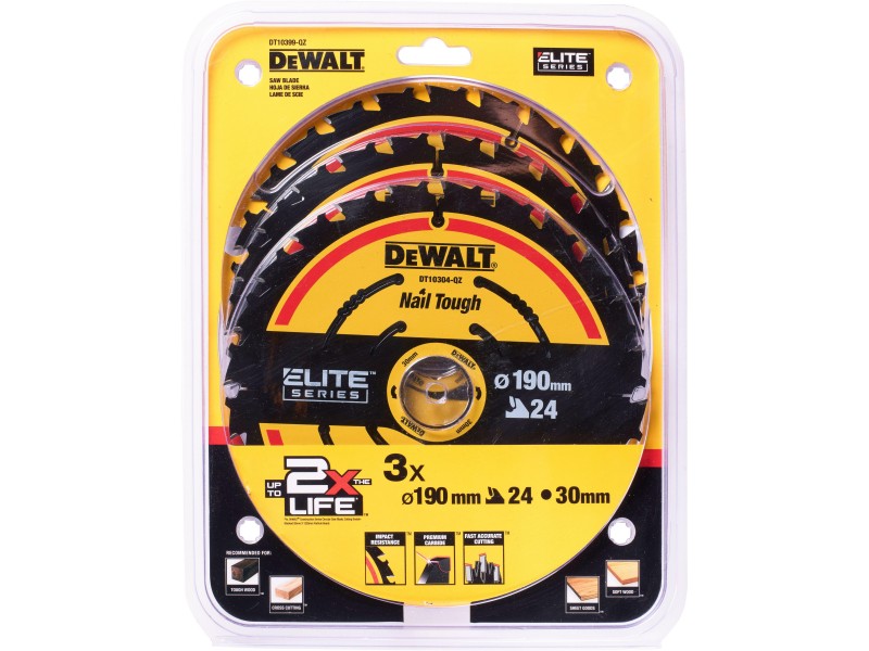 3x žagin list Dewalt za les