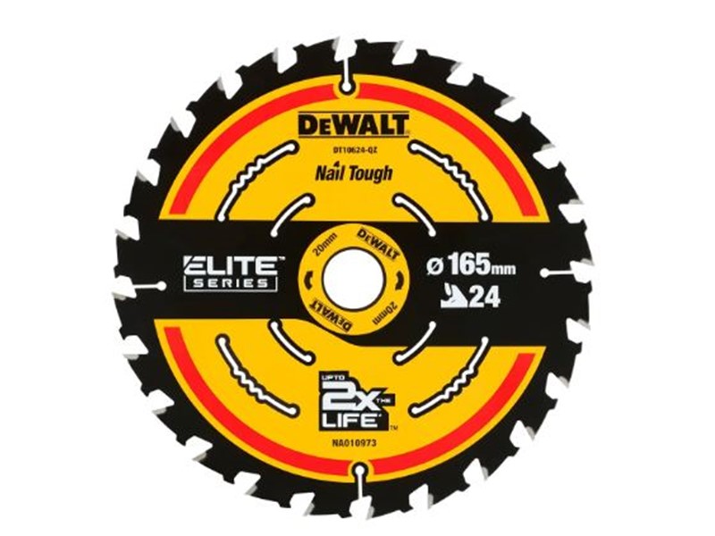 Žagin list za krožno žago DeWALT DT10624, Ø 165 × 20 mm, 24 zob