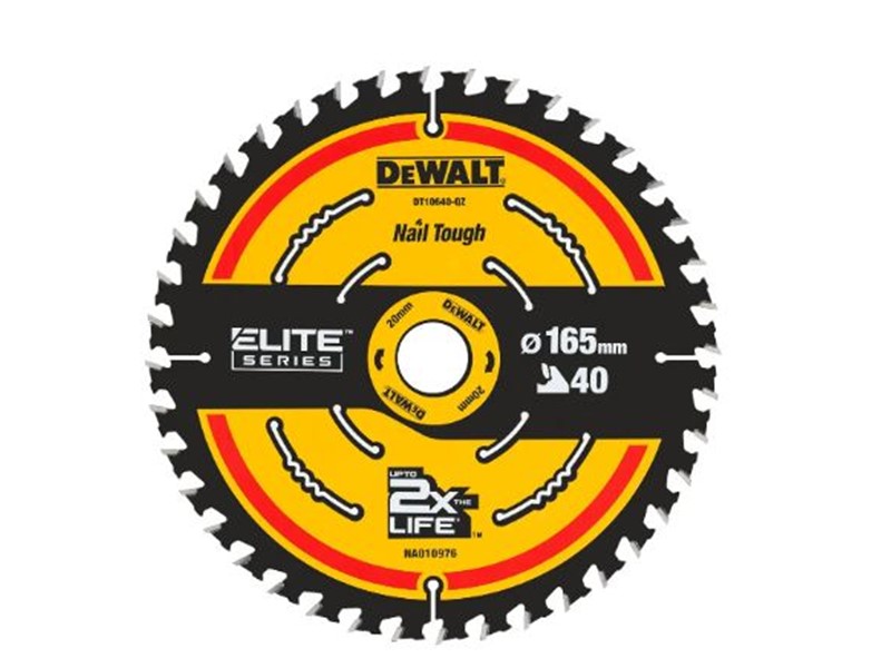 Žagin list za krožno žago DeWALT DT10640, Ø 165 × 20 mm, 40 zob
