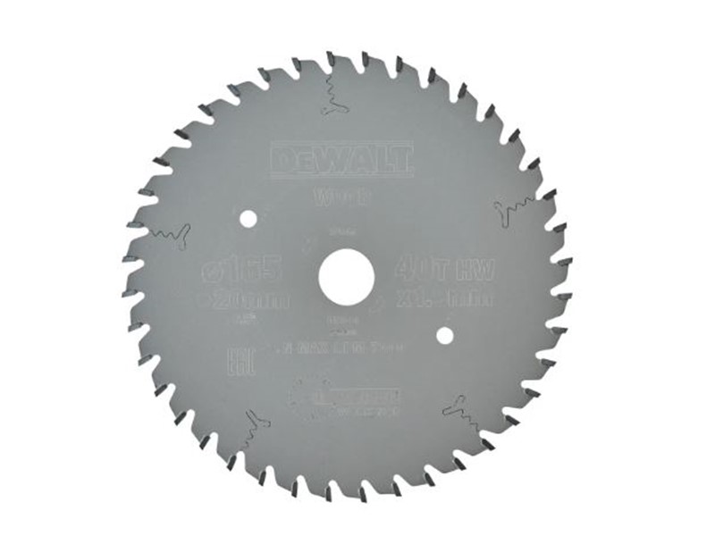 Žagin list za krožno žago DeWALT DT1091, Ø 165 × 20 mm, 40 zob