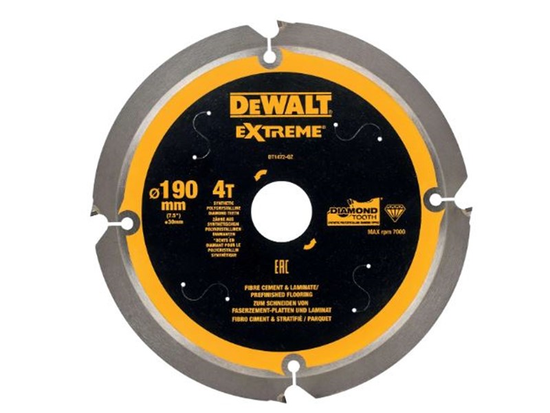 Žagin list za krožno žago DeWALT DT1472, Ø 190 × 30 mm, 4 zob