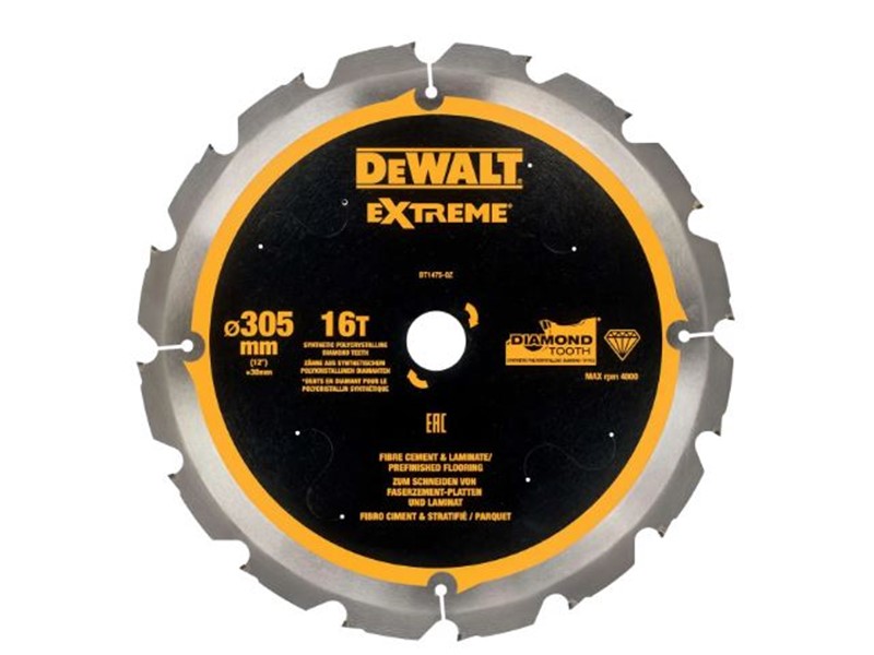 Žagin list za krožno žago DeWALT DT1475, Ø 305 × 30 mm, 16 zob